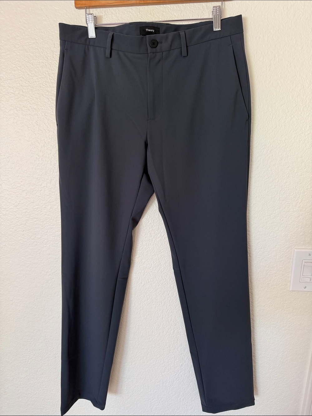 Theory Men's Dress Pants in Dark Gray